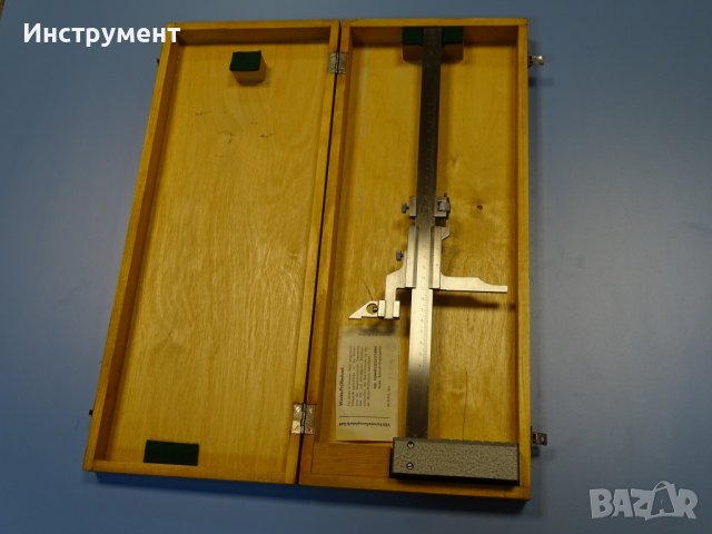 висотомер VEB-SUHL 0-300mm vernier height gauge, снимка 6 - Други инструменти - 39336140
