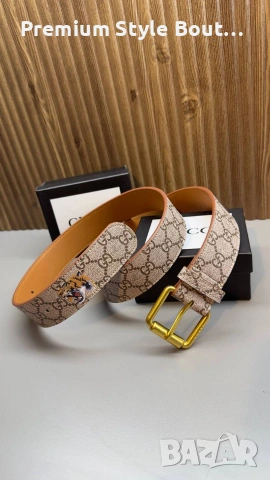 колани от естествена кожа в кутия Gucci 