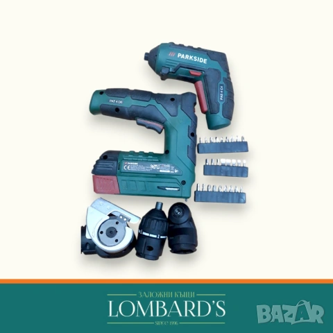 Акумулаторен винтоверт PARKSIDE PAS 4 C4 + Телбод с батерия Parkside 4V PAT 4 D6, N: 75756