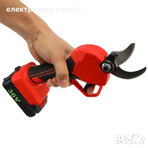 Акумулаторна ножица с 2 батерии , снимка 4 - Градинска техника - 53186473