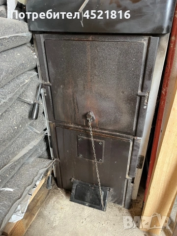 Турски чогунен котел на дърва. 