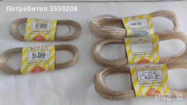 Стоманено въже с полимерна изолация. 