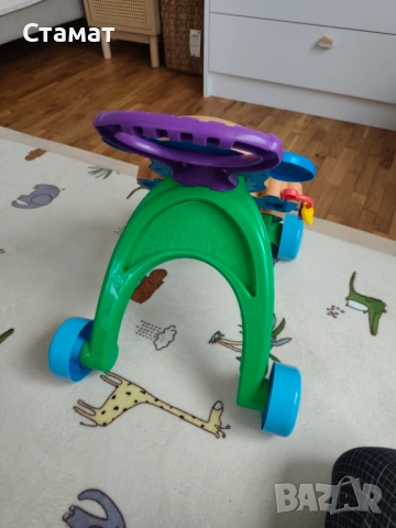 Fisher Price LAUGH & LEARN Проходилка кученце на български език, снимка 3 - Музикални играчки - 53373877