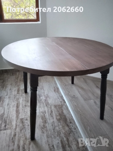 Трапезна разтегателна маса от бук, снимка 2 - Маси - 52210111