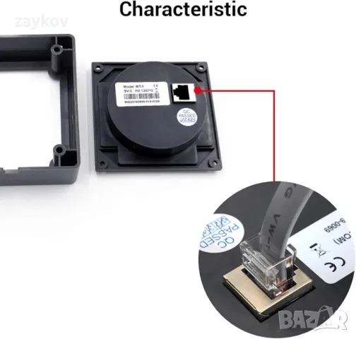 Дистанционен измервателен уред EPEVER MT-1 с LCD дисплей за контролер за зареждане на слънчев панел, снимка 5 - Друга електроника - 48302359