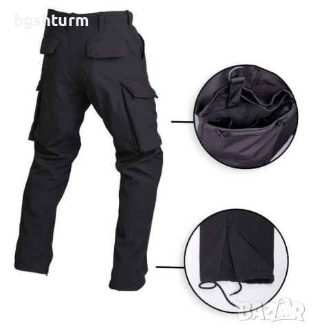 ПАНТАЛОН ТАКТИЧЕСКИ BLACK SOFTSHELL EXPLORER, снимка 2 - Панталони - 41953281