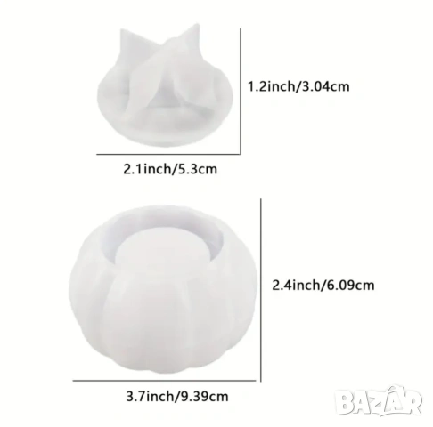 Молд бурканче тиква (1), снимка 4 - Форми - 53494086