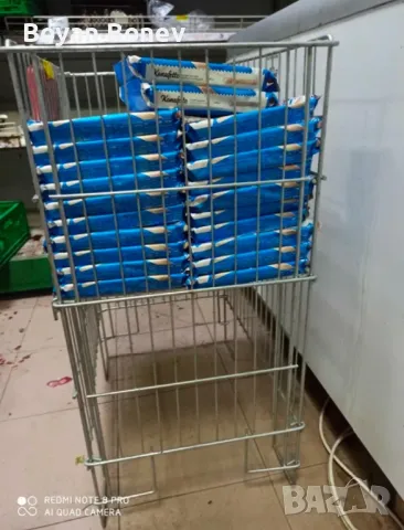 Сгъваеми метални кошове за промоции, снимка 3 - Стелажи и щандове - 48893890