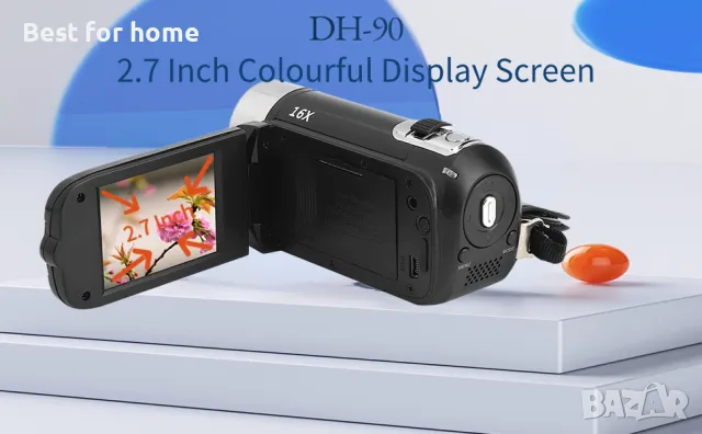 Видеокамера с цифрово увеличение Focket 16X, снимка 11 - Камери - 48371972