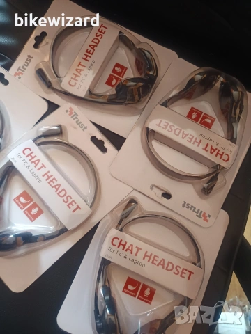 Лот Trust 5 броя жични слушалки с микрофон НОВИ, снимка 2 - Слушалки и портативни колонки - 53663848