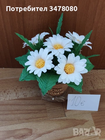 Ръчно изработени букетчета , снимка 3 - Декорация за дома - 53334707