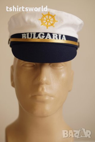 Нова детска капитанска шапка с Рул и надпис Bulgaria