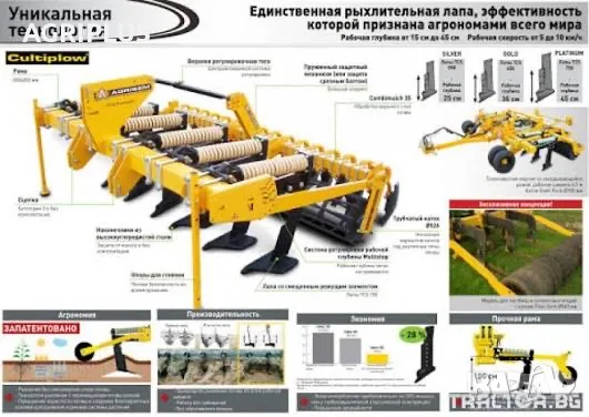 Стърнищен предълбочител AgriSem Platinum 4m, снимка 4 - Селскостопанска техника - 55945521