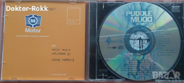 Puddle of Mudd - Come Clean (2002) CD, снимка 3 - CD дискове - 39449078