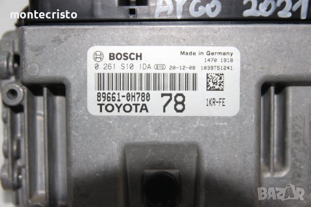 Моторен компютър Toyota Aygo (2018-2022г.) 0 261 S10 1DA / 0261S101DA / 89661-OH780 / 89661OH780, снимка 2 - Части - 39808968