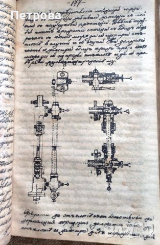 Уникално старо ръкописно техническо издание , снимка 6 - Антикварни и старинни предмети - 44739934