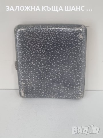 Сребърна табакера 900 проба с Niello, снимка 9 - Антикварни и старинни предмети - 40839521