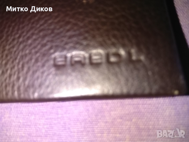 Портфейл EREDL италински телешки бокс ръчна изработка естествена кожа 125х95мм допълнително калъвче, снимка 2 - Портфейли, портмонета - 36246998