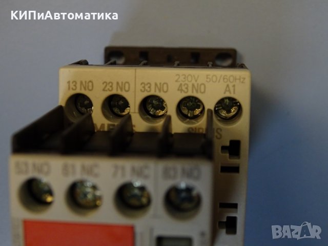 контактор Siemens 3RH1262-1APOO contactor auxiliar 220V, снимка 6 - Резервни части за машини - 39383259