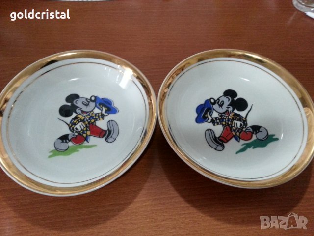 Стар български порцелан детски комплект за хранене , снимка 3 - Антикварни и старинни предмети - 41776941