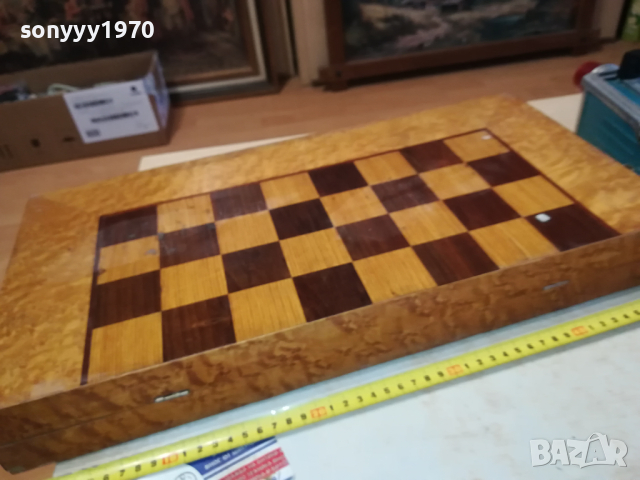 КУТИЯ ШАХ ТАБЛА-ФУРНИР 2403241039LNWC, снимка 7 - Антикварни и старинни предмети - 44920785