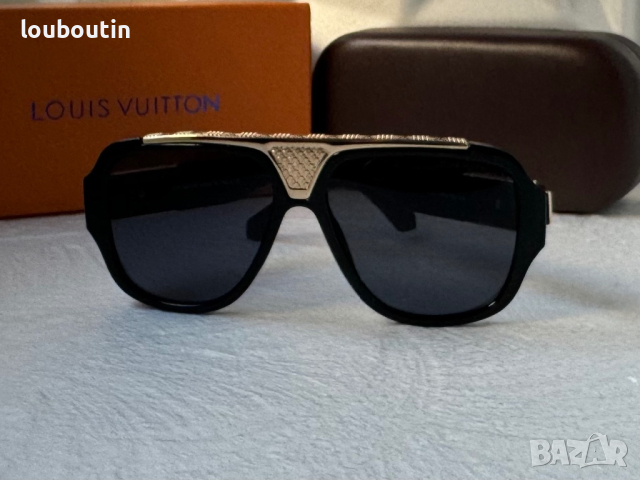 Louis Vuitton висок клас 1:1 мъжки слънчеви очила, снимка 5 - Слънчеви и диоптрични очила - 44827608