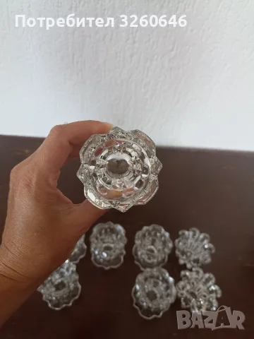 Стъклени свещници , снимка 3 - Декорация за дома - 55715836