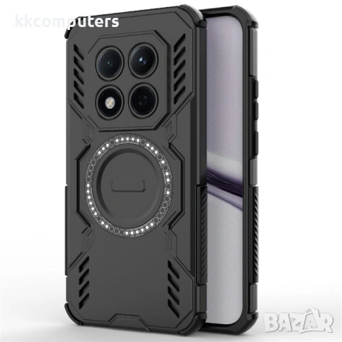 Butterfly Armor Магнитен Калъф за Xiaomi Redmi Note 15 Pro 5G - PC+TPU, Вентилация, 5 цвята, снимка 5 - Резервни части за телефони - 53779897