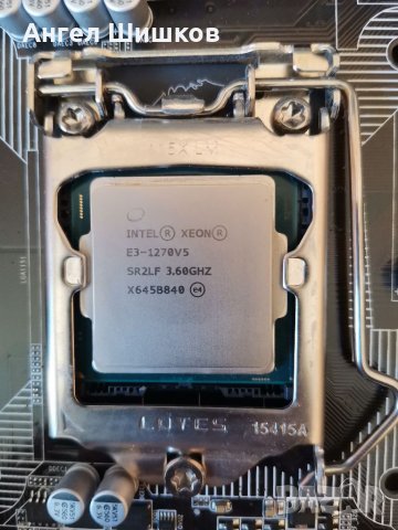 Дънна платка Gigabyte GA-X150-PLUS WS Socket 1151 + Intel Xeon E3-1270v5 3600MHz 4000MHz(turbo), снимка 5 - Дънни платки - 38499534