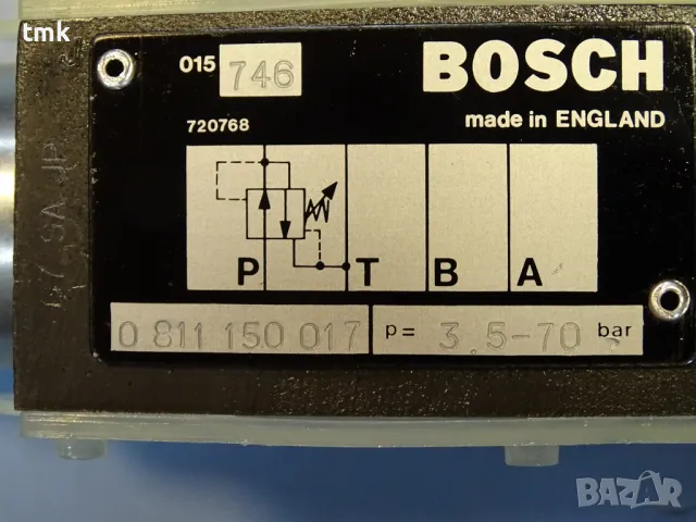 Хидравличен редуцил вентил Bosch 0811150 pressure reducing valve 70 bar, снимка 7 - Резервни части за машини - 47463932
