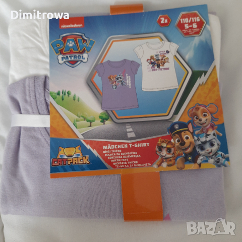 р-р 110/116см 2бр тениски Paw patrol, снимка 4 - Детски тениски и потници - 44599236