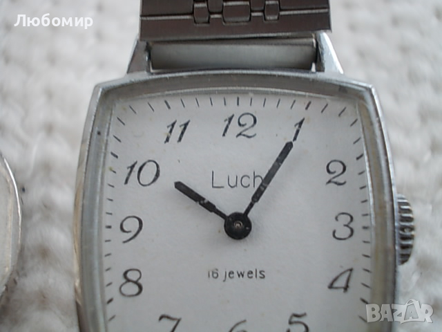 Стар часовник Luch 16 jewels USSR, снимка 3 - Колекции - 36209016