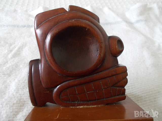 Стара дървена фигура CUBA, снимка 8 - Колекции - 44585495