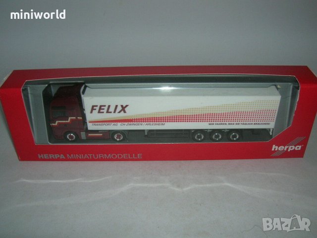 MAN TGX XXL SZ - мащаб 1:87 на Herpa модела е нов в опаковката си, снимка 2 - Колекции - 42314881