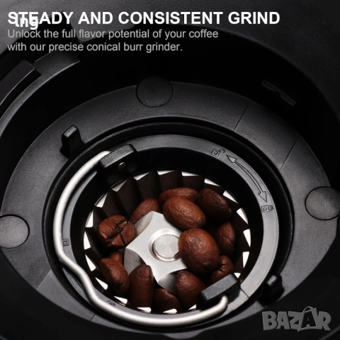 Продавам: Професионална електрическа кафемелачка BioloMix с конични ножове, снимка 4 - Кафемашини - 51452988