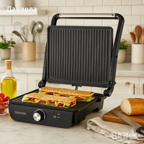 Тостер-грил 2 в 1 Royalty Line RL-PG7937 – 2000W, снимка 3 - Тостери - 51628359