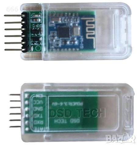 DSD TECH DSD TECH HM-19 Bluetooth 5.0 BLE модул с чип CC2640R2F за Arduino, снимка 5 - Друга електроника - 53572990