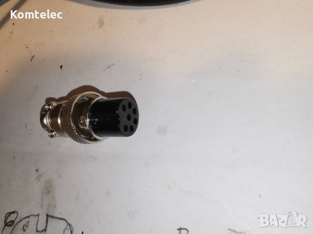 Конектор за станция поялник GX16 тип авиационен 7 входа женски, снимка 2 - Друга електроника - 39391378