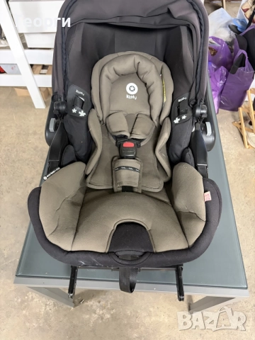 Kiddy Evo-Luna i-Size с ISOFIX база – 45–83 см / до 13 кг, снимка 2 - Столчета за кола и колело - 56243560