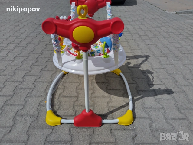 MONI Детско бънджи VISTA бял, снимка 7 - Проходилки - 53565132