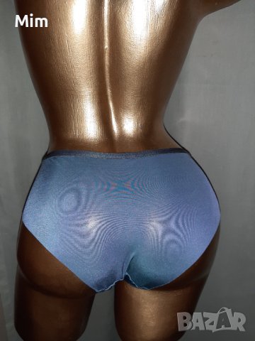 Triumph M  Оловно сива микрофибърна бикина с дантела , снимка 3 - Бельо - 38653119