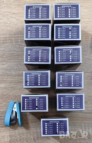 комплект от 550 броя картончета за съхранение на монети (от всички размери), снимка 8 - Нумизматика и бонистика - 49460665