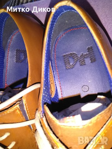 Daniel Hechter paris естествена кожа маркови френски обувки №40 стелка 25.2см нови, снимка 3 - Официални обувки - 41817918