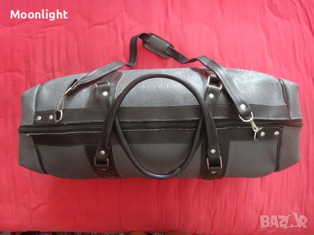 Антики - 2 големи ретро кожени сака / пътни чанти винтидж, снимка 12 - Антикварни и старинни предмети - 53232689