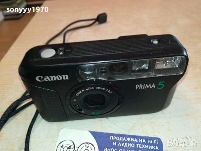 CANON PRIMA 5-ВНОС FRANCE 1802241620, снимка 10 - Фотоапарати - 44353879