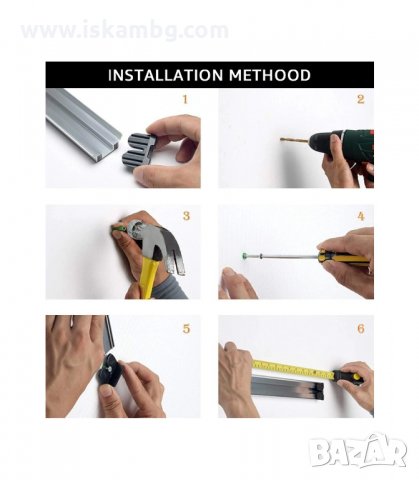 МАГНИТНА АЛУМИНИЕВА ПОСТАВКА ЗА КУХНЕНСКИ НОЖОВЕ - код 2924, снимка 10 - Аксесоари за кухня - 33906962