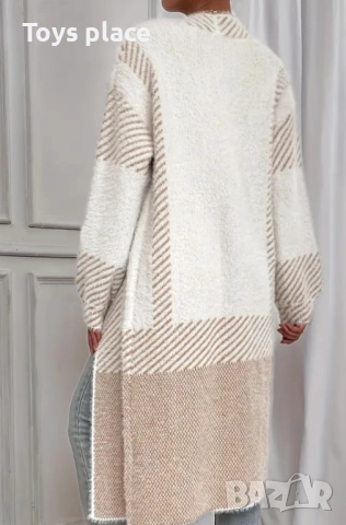 ХЛ разкошна дълга и много мека жилетка , снимка 2 - Жилетки - 52533185