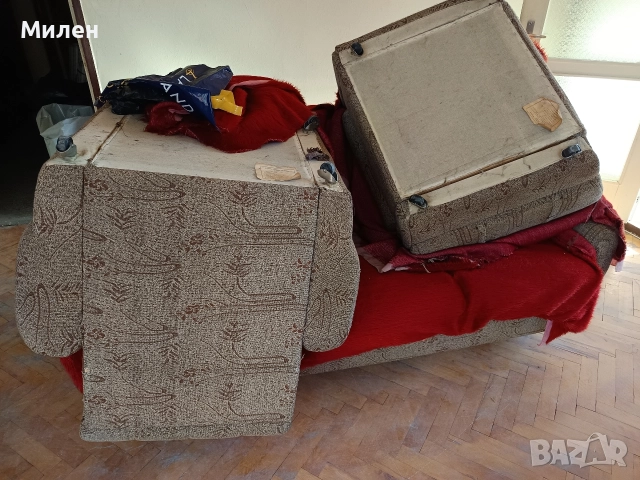 Подарявам диван и 2 фотьойла, снимка 2 - Дивани и мека мебел - 52952043