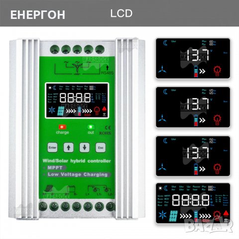 Хибриден МРРТ контролер WIFI за ветрогенератор + соларни панели 1500w, снимка 10 - Друга електроника - 39871582
