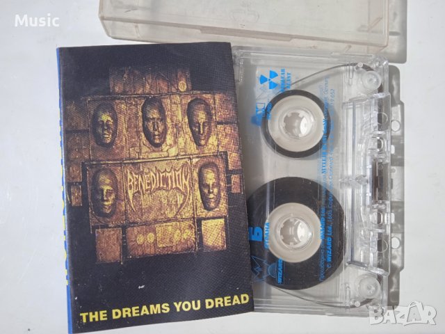 ✅Benediction ‎– The Dreams You Dread - оригинална касета Wizard